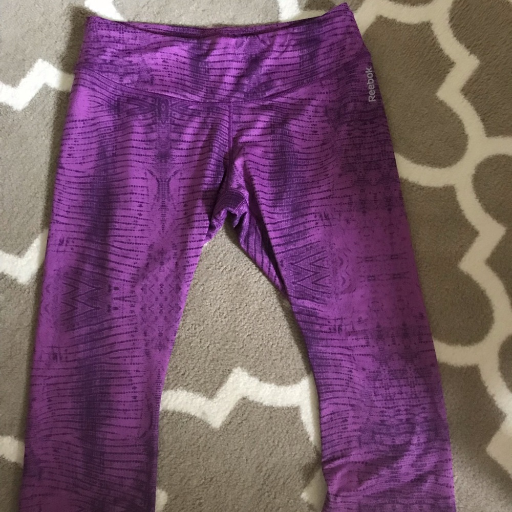 Purple Reebok Leggings